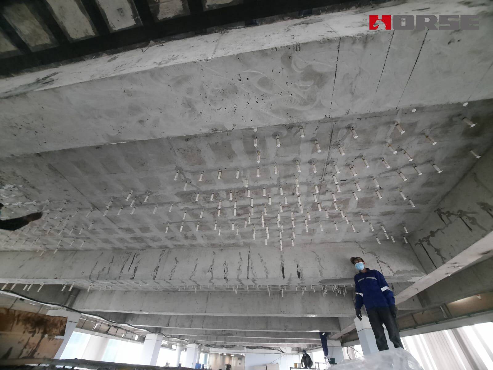 Crack Repair with HM-120L Injection Crack Repair with HM-120L Injection
