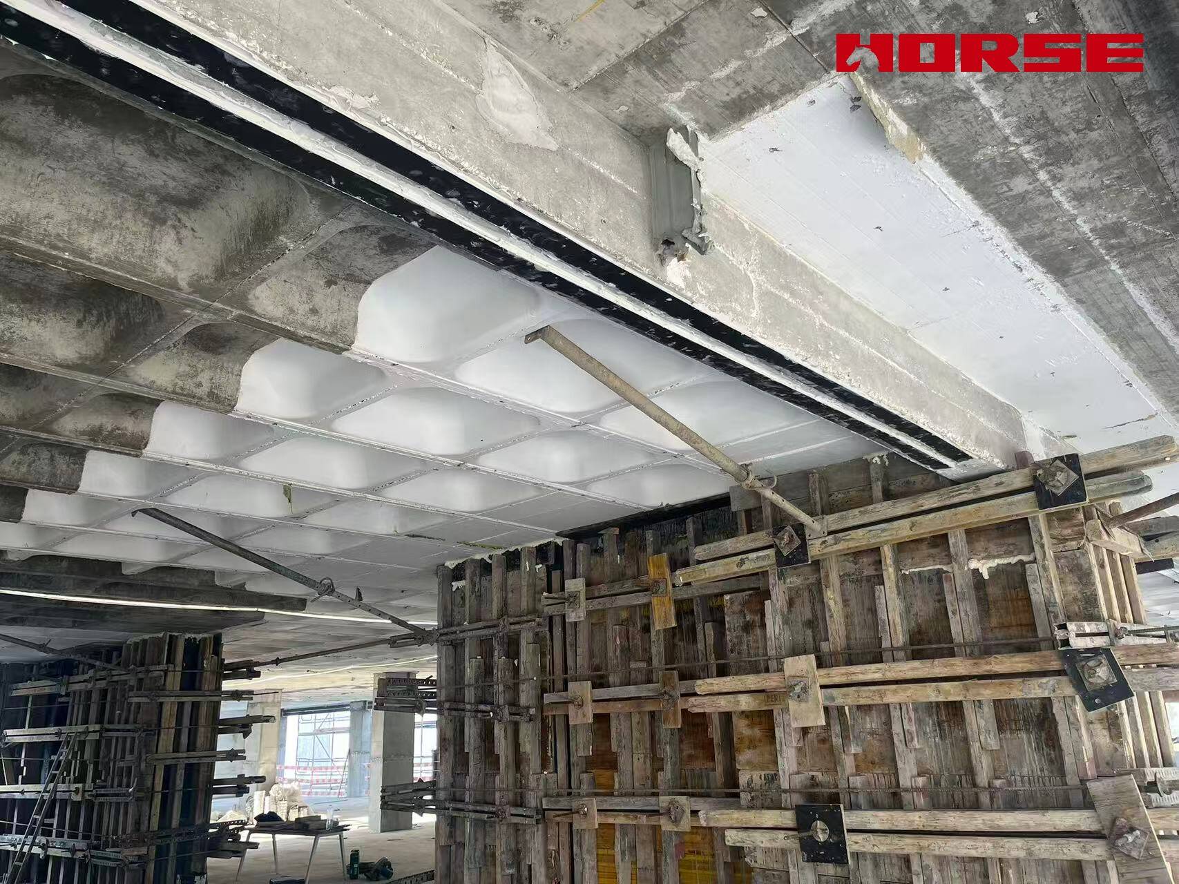 Reinforced Building with 1.4mm Carbon Fiber Plates Reinforced Building with 1.4mm Carbon Fiber Plates