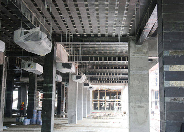 unidirectional carbon fiber sheet strengthening