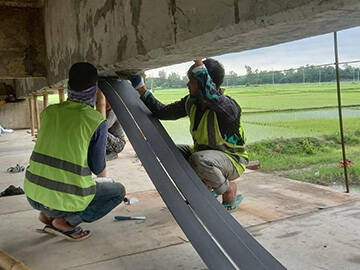 CFRP Composite System Reinforce Bridge with Rebars Corroded in Bangladesh